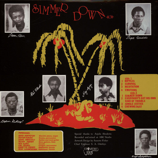Survival – Simmer Down LP vinyl record, image 2 of 2