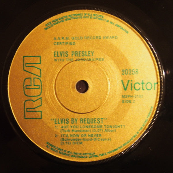 Elvis Presley – Elvis By Request 7" vinyl record, image 4 of 4