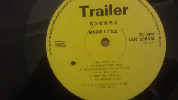 Marie Little – Marie Little LP vinyl record, image 4 of 4