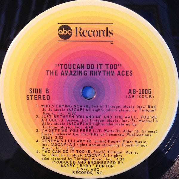 The Amazing Rhythm Aces – Toucan Do It Too LP vinyl record, image 4 of 6