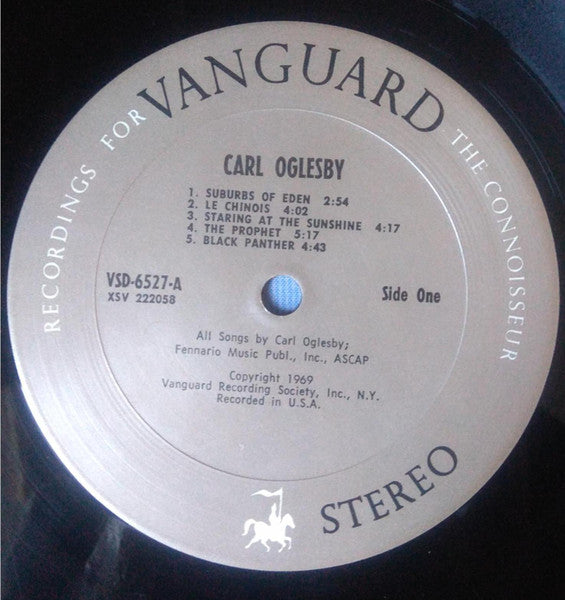 Carl Oglesby – Carl Oglesby LP vinyl record, image 3 of 4