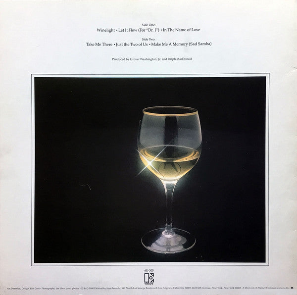 Grover Washington, Jr. – Winelight LP vinyl record, image 2 of 4