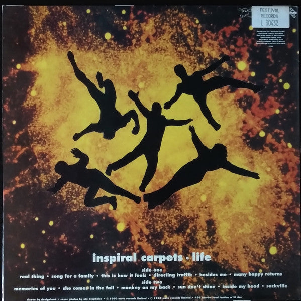 Inspiral Carpets – Life LP vinyl record, image 6 of 7