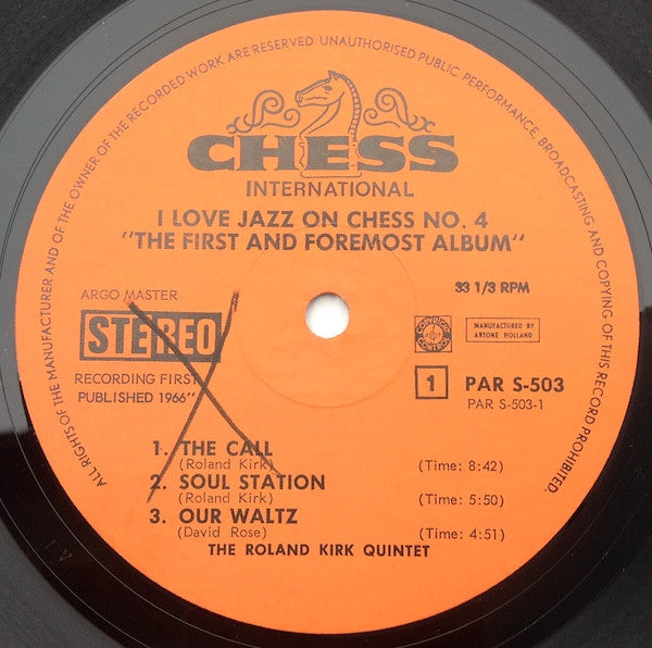 Roland Kirk – The First And Foremost Album LP vinyl record, image 3 of 4