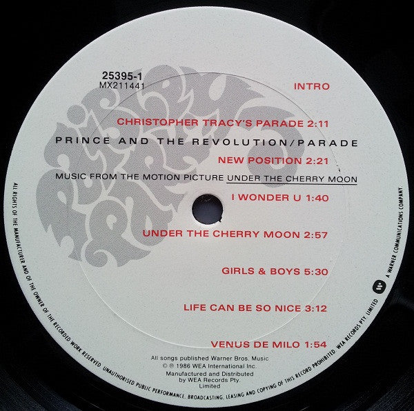 Prince And The Revolution – Parade LP vinyl record, image 3 of 7