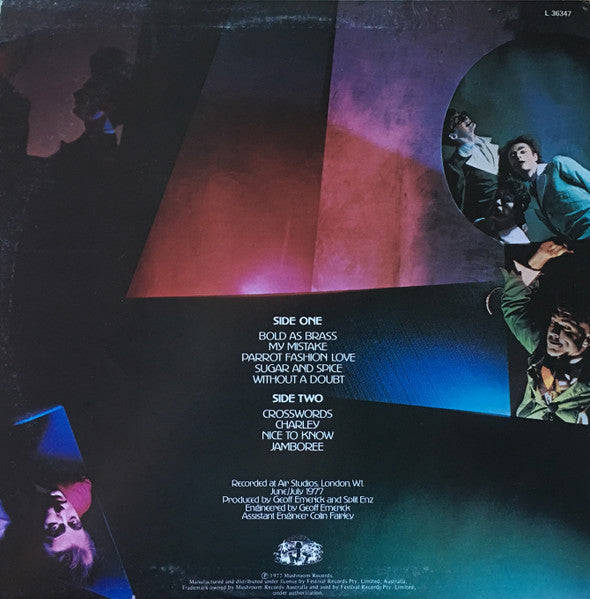 Split Enz – Dizrythmia LP vinyl record, image 2 of 6