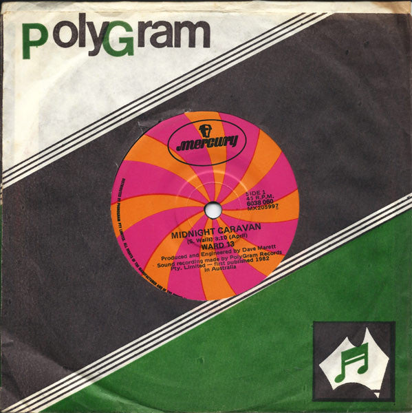 Ward 13 – Midnight Caravan 7" vinyl record, image 3 of 3