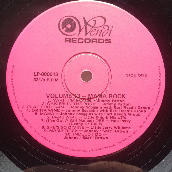 Various – Mama Rock LP vinyl record, image 3 of 3