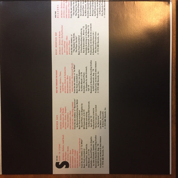 Joe Walsh – The Best Of Joe Walsh LP vinyl record, image 3 of 6