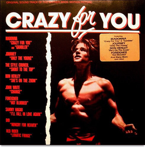 Various – Crazy For You (Original Motion Picture Sound Track) LP vinyl record