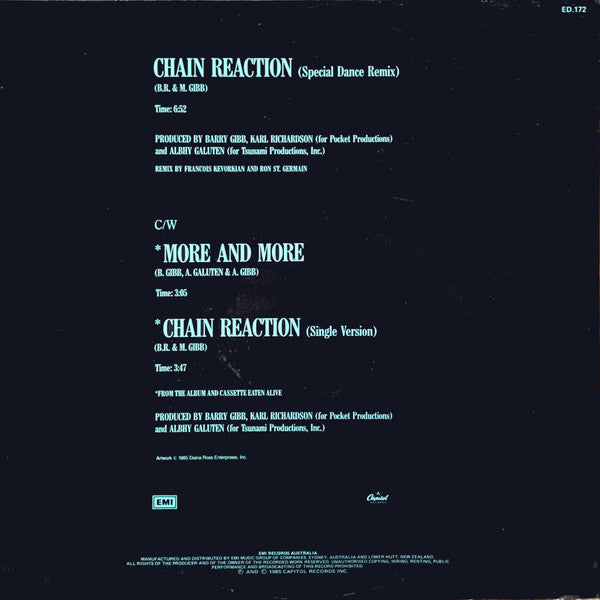 Diana Ross – Chain Reaction 12" vinyl record, image 2 of 4