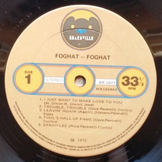 Foghat – Foghat LP vinyl record, image 3 of 4