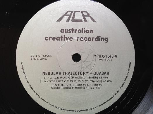 Quasar – Nebular Trajectory LP vinyl record, image 2 of 3