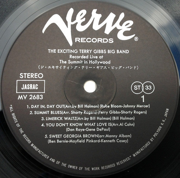 Terry Gibbs Big Band – The Exciting Terry Gibbs Big Band LP vinyl record, image 5 of 7