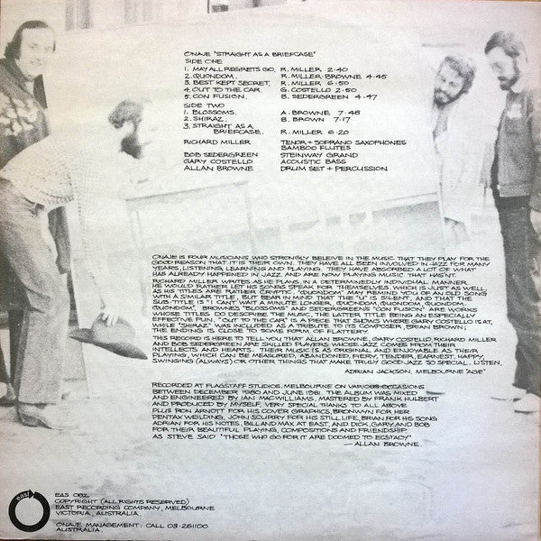 Onaje – Straight As A Briefcase LP vinyl record, image 2 of 4