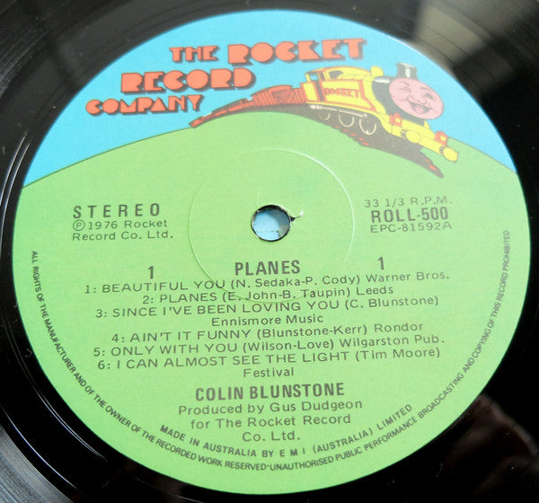 Colin Blunstone – Planes LP vinyl record, image 3 of 3