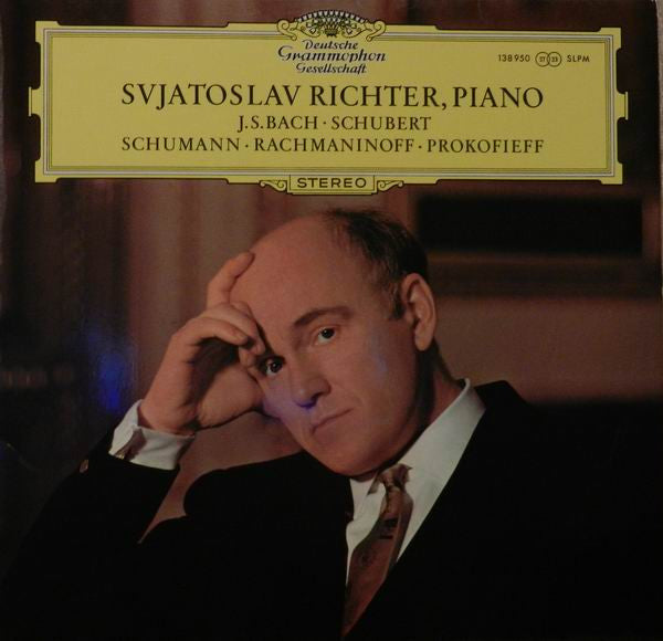 Sviatoslav Richter, Johann Sebastian Bach, Franz Schubert, Robert Schumann, Sergei Rachmaninoff, Sergei Prokofiev – Recital II LP vinyl record, image 1 of 4