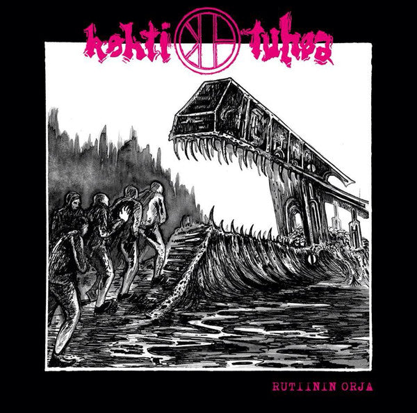 Kohti Tuhoa – Rutiinin Orja LP vinyl record