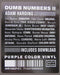 Dumb Numbers – Dumb Numbers II LP vinyl record, image 2 of 2
