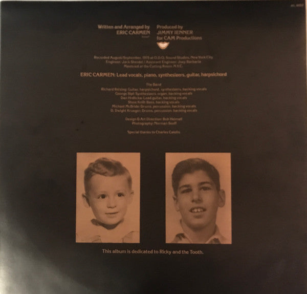 Eric Carmen – Eric Carmen LP vinyl record, image 4 of 6