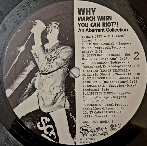 Various – Why March When You Can Riot?! LP vinyl record, image 3 of 10