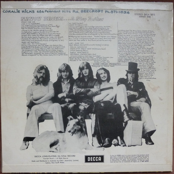 Savoy Brown – A Step Further LP vinyl record, image 2 of 4