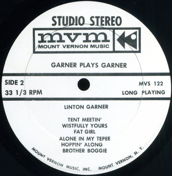 Linton Garner – Garner Plays Garner LP vinyl record, image 4 of 4