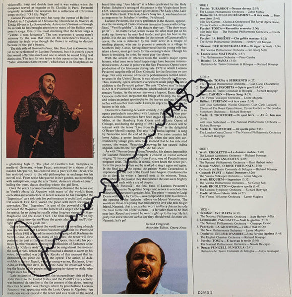 Luciano Pavarotti – Pavarotti's Greatest Hits (2xLP) LP vinyl record, image 9 of 9