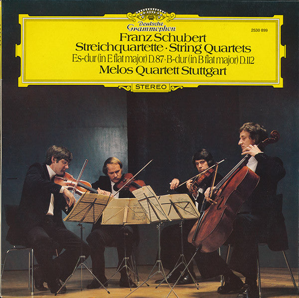 Franz Schubert, Melos Quartett – Streichquartette = String Quartets Es-Dur = In E Flat Major D.87 ∙ B-Dur = In B Flat Major D.112