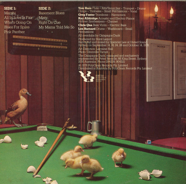 Galapagos Duck – Right On Cue LP vinyl record, image 2 of 4