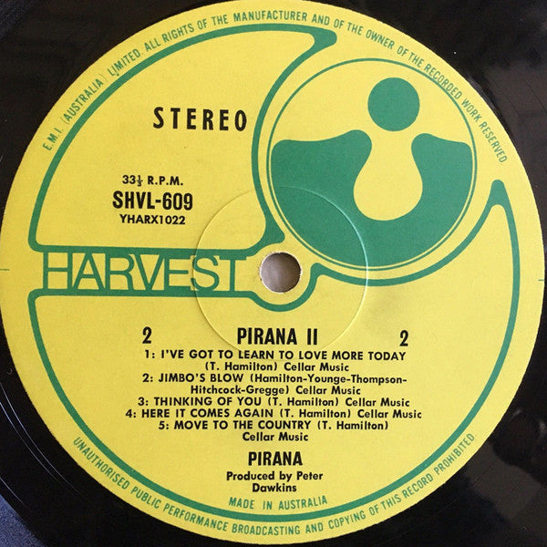 Pirana – Pirana II LP vinyl record, image 7 of 7