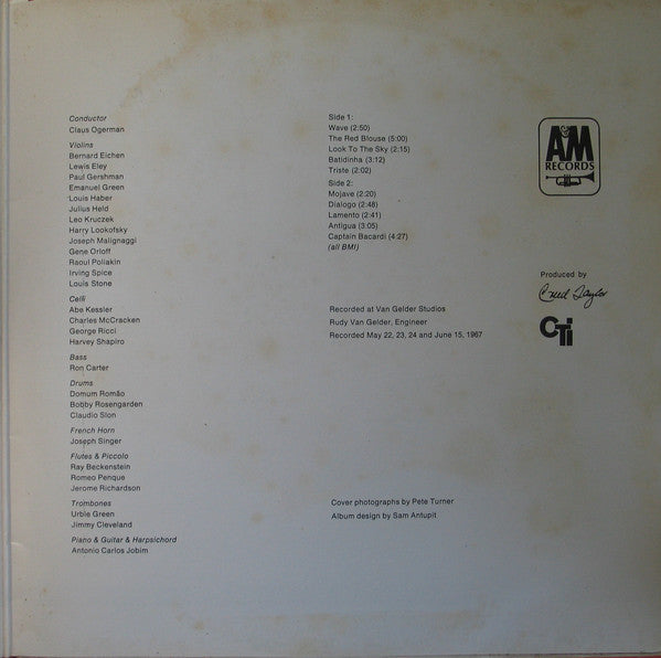 Antonio Carlos Jobim – Wave LP vinyl record, image 3 of 6