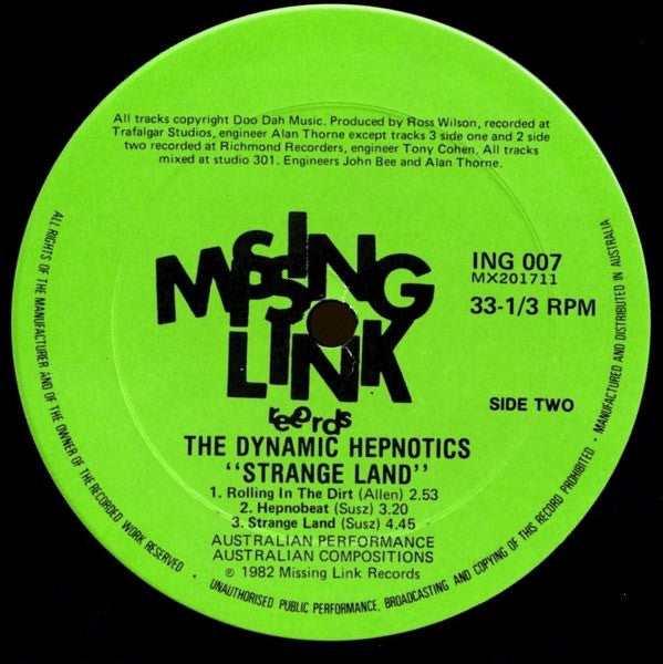 The Dynamic Hepnotics – Strange Land 12" vinyl record, image 4 of 4