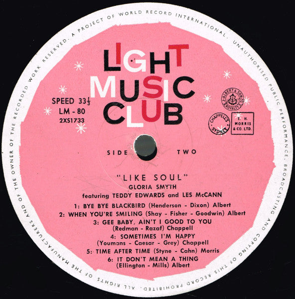 Gloria Smyth – Like Soul! LP vinyl record, image 4 of 6