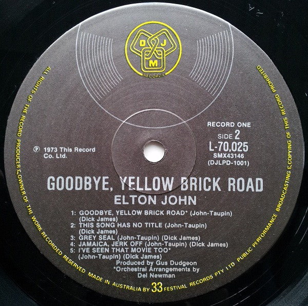 Elton John – Goodbye Yellow Brick Road (2xLP) LP vinyl record, image 8 of 10