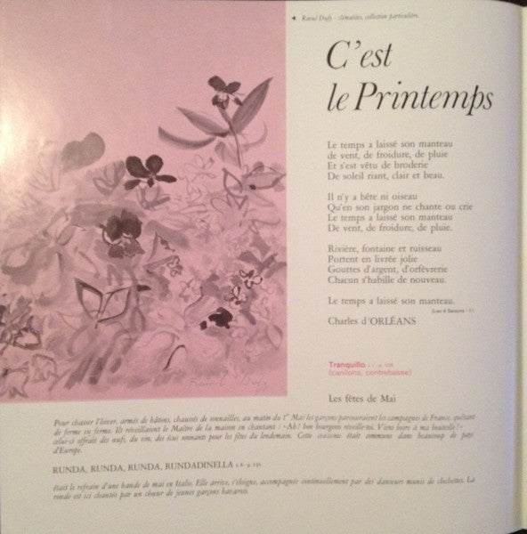 Carl Orff, Gunild Keetman – Printemps LP vinyl record, image 6 of 10
