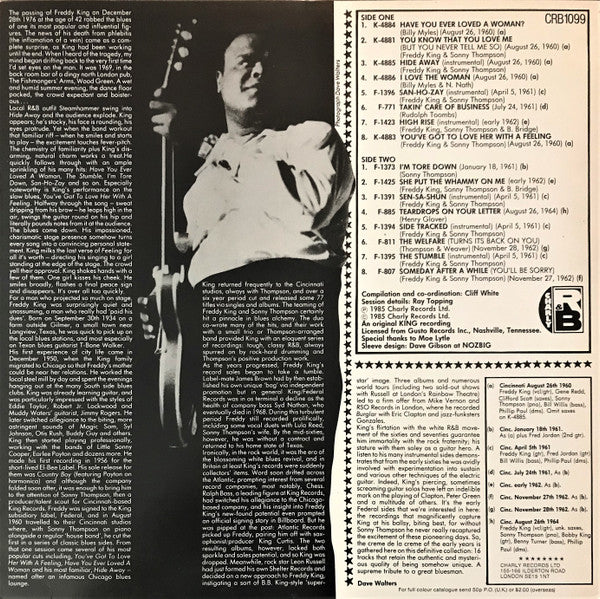 Freddie King – Takin' Care Of Business LP vinyl record, image 2 of 4