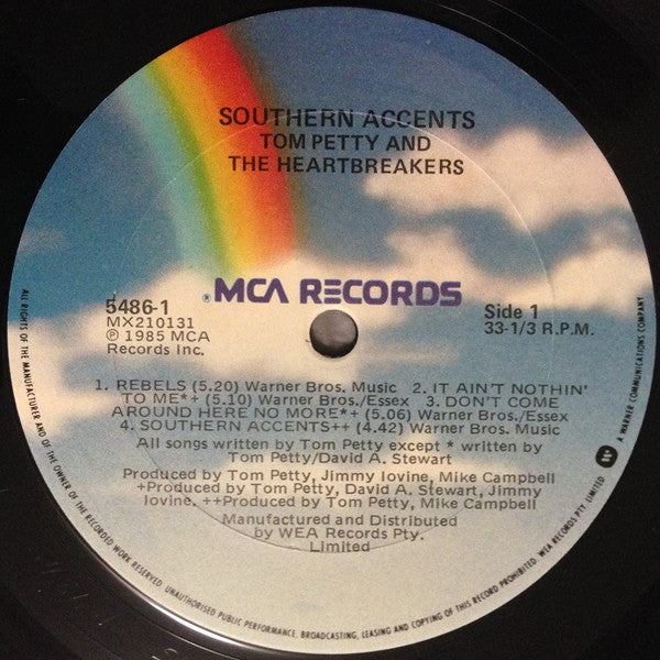 Tom Petty And The Heartbreakers – Southern Accents LP vinyl record, image 3 of 6