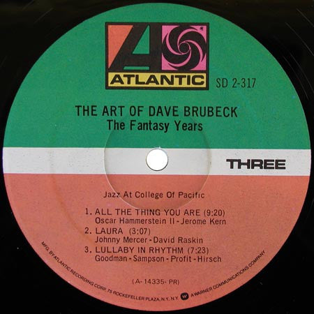 Dave Brubeck – The Art Of Dave Brubeck/The Fantasy Years (2xLP) LP vinyl record, image 6 of 7
