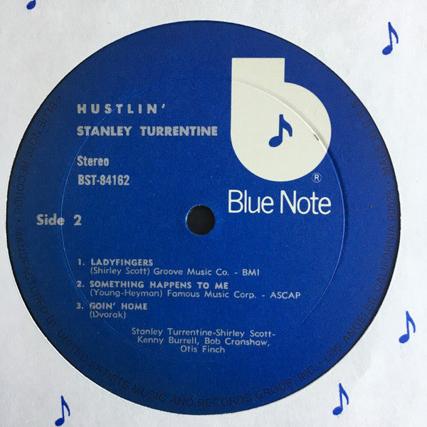 Stanley Turrentine – Hustlin' LP vinyl record, image 4 of 4