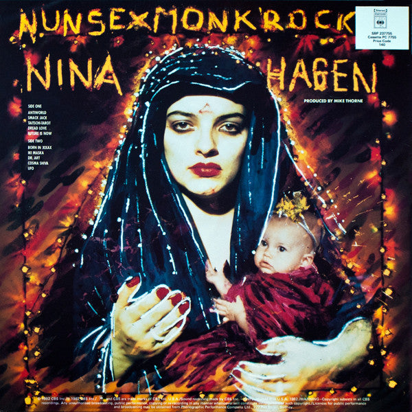 Nina Hagen – Nunsexmonkrock LP vinyl record, image 2 of 6