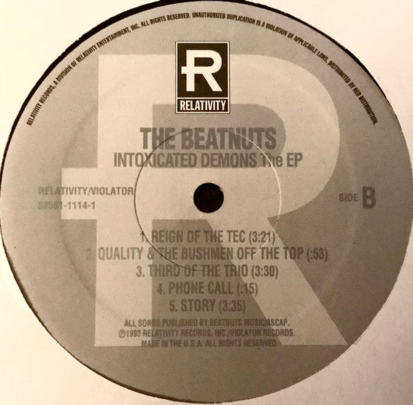 The Beatnuts – Intoxicated Demons The EP 12" vinyl record, image 4 of 4
