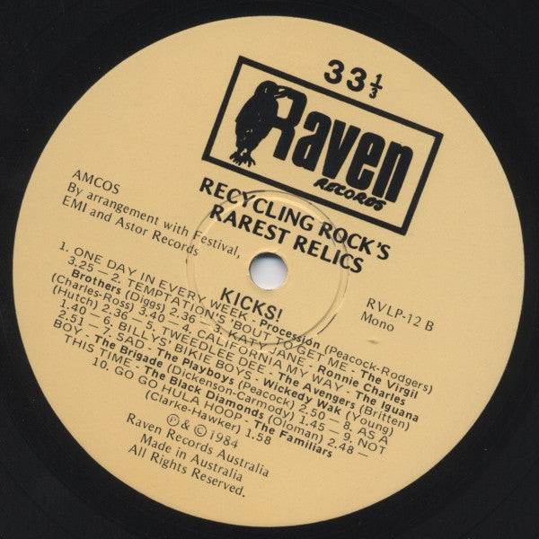 Various – Kicks LP vinyl record, image 4 of 4