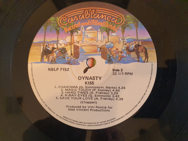 Kiss – Dynasty LP vinyl record, image 4 of 7