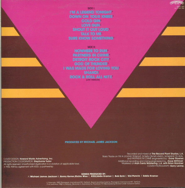 Kiss – Kiss Killers LP vinyl record, image 2 of 4