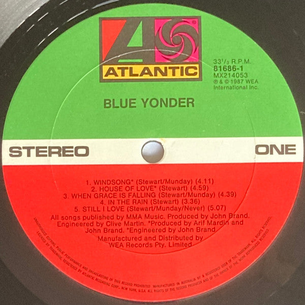 Blue Yonder – Blue Yonder LP vinyl record, image 3 of 6