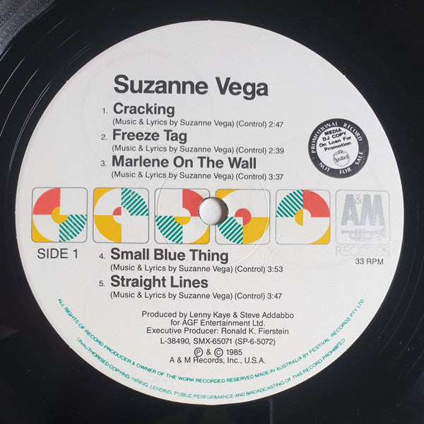 Suzanne Vega – Suzanne Vega LP vinyl record, image 10 of 10