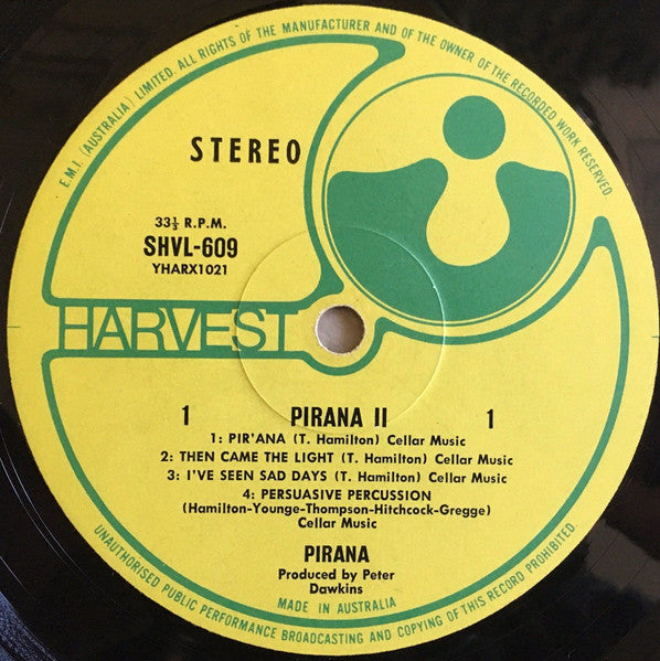 Pirana – Pirana II LP vinyl record, image 6 of 7