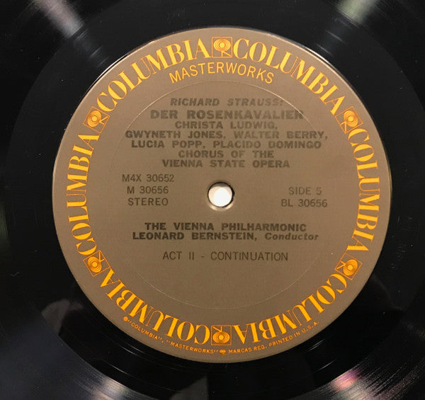 Leonard Bernstein, Wiener Philharmoniker, Christa Ludwig, Gwyneth Jones, Walter Berry, Lucia Popp – Der Rosenkavalier (4xLP) LP vinyl record, image 7 of 10