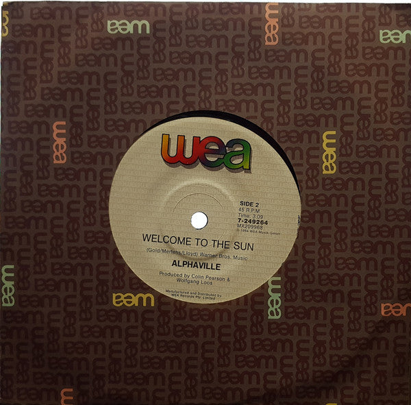 Alphaville – Forever Young 7" vinyl record, image 2 of 2